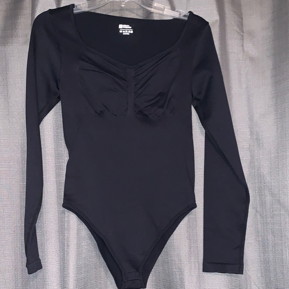 Black Long Sleeve Bodysuit
